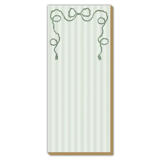 Green Bow Notepad - Winterberries