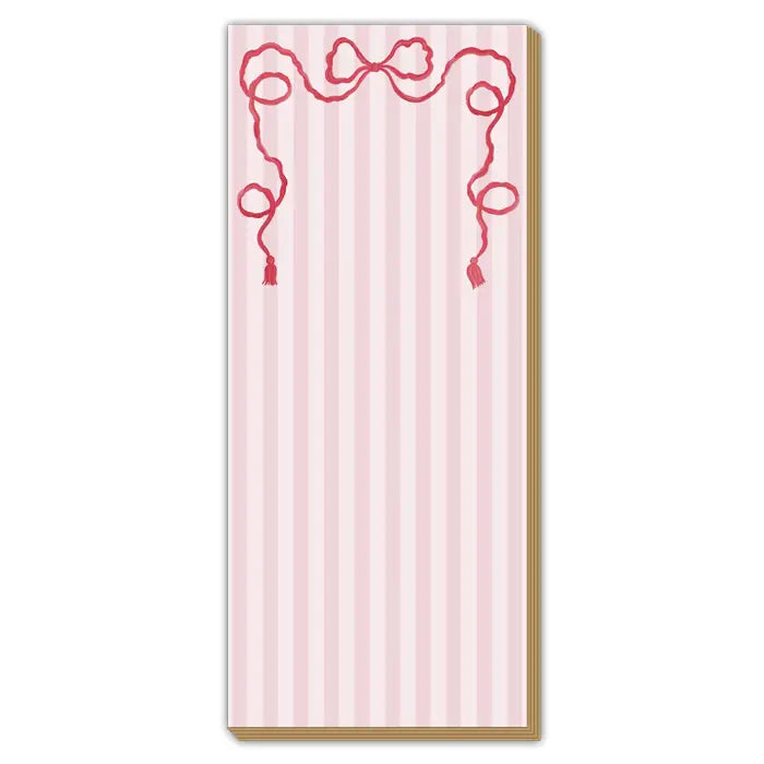 Red Bow Notepad - Winterberries