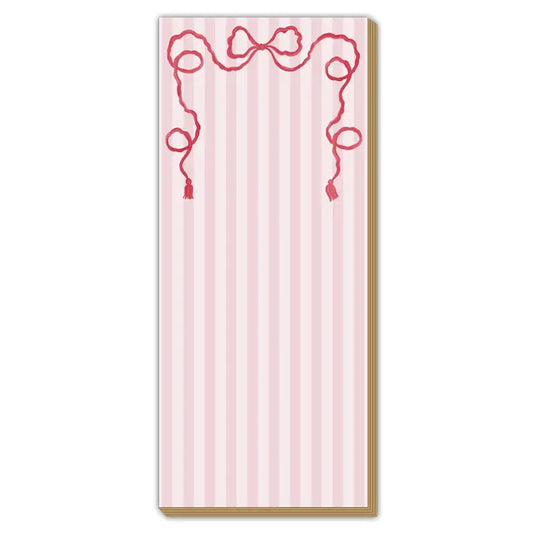 Red Bow Notepad - Winterberries