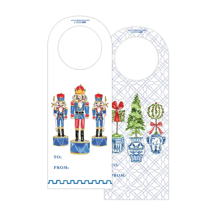 Wine Tag Nutcrackers - Winterberries