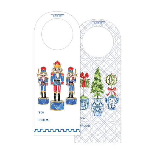 Wine Tag Nutcrackers - Winterberries