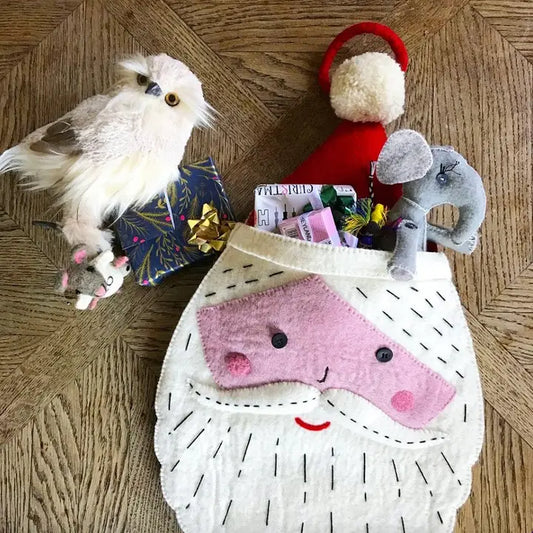 Father Christmas Stocking - Winterberries
