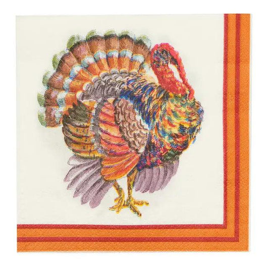 x20 Turkey Napkins - Winterberries