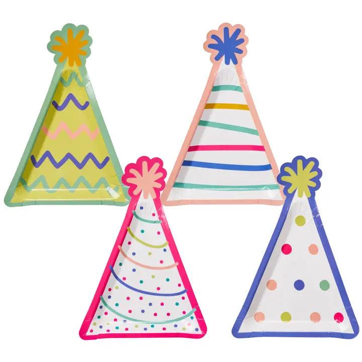 x8 BIRTHDAY HATS PLATES - Winterberries