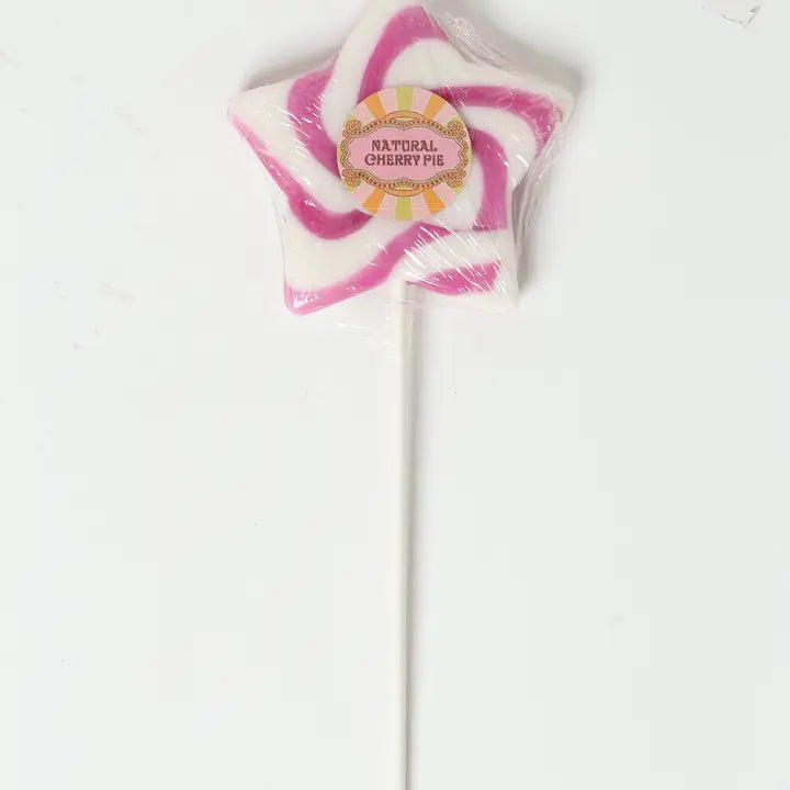 Cherry Pie Star Lollipop - Winterberries