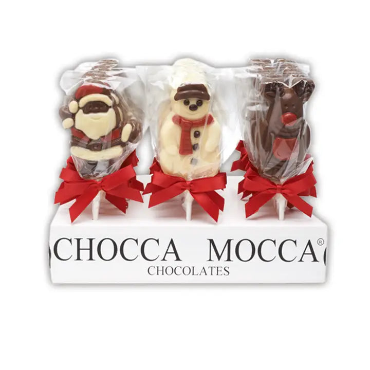 Chocolate Lollipop - Winterberries