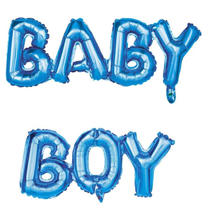 BABY BOY AIR-FILL ONLY FOIL BALLOON - Winterberries