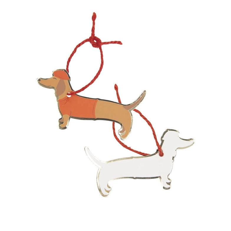 x10 Dachshund Tags - Winterberries