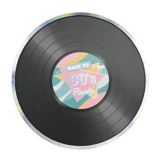 x8 90s Vinyl Paper Plates - Winterberries