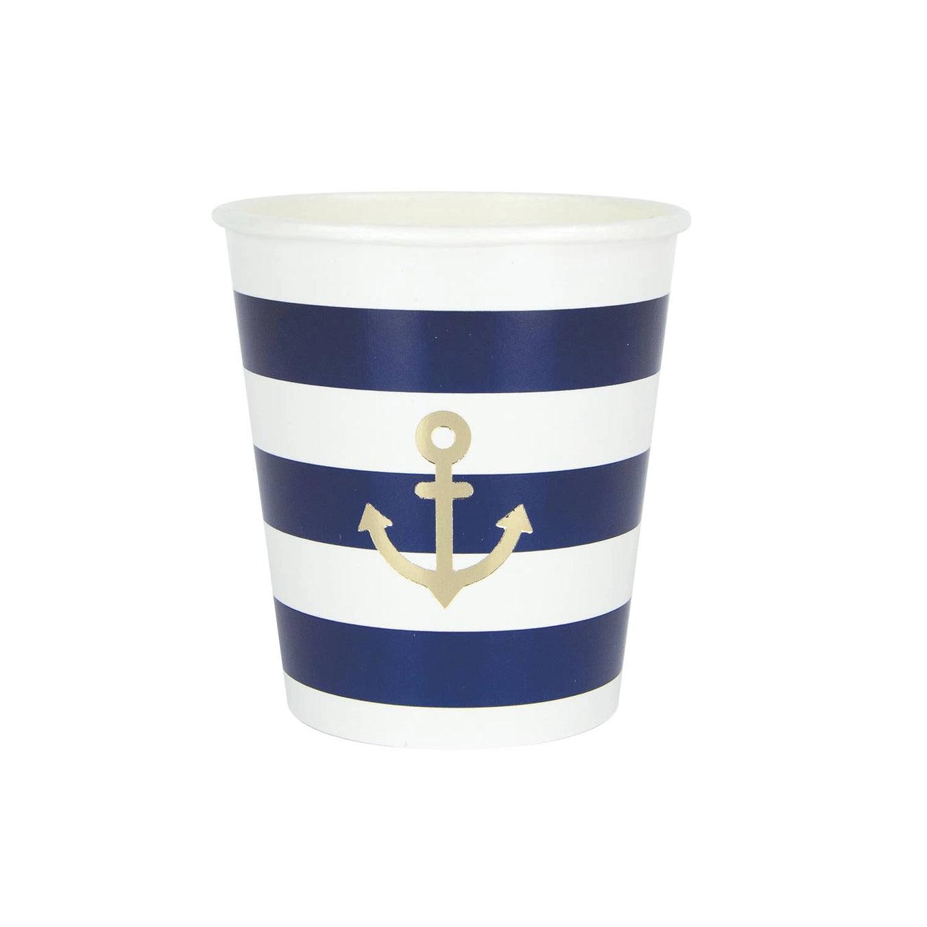 x8 Marinière/Gold Cups - Winterberries