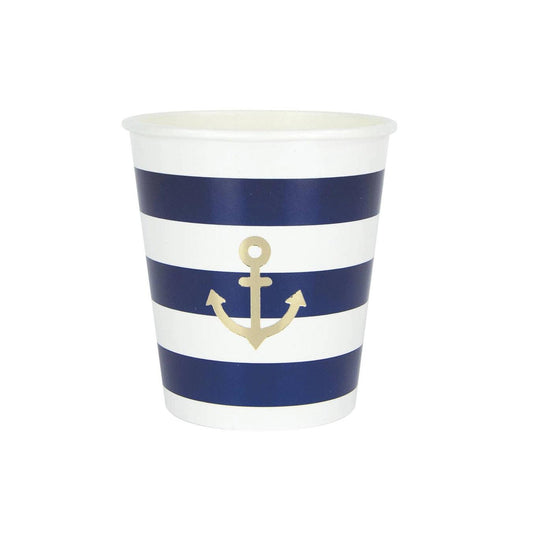 x8 Marinière/Gold Cups - Winterberries