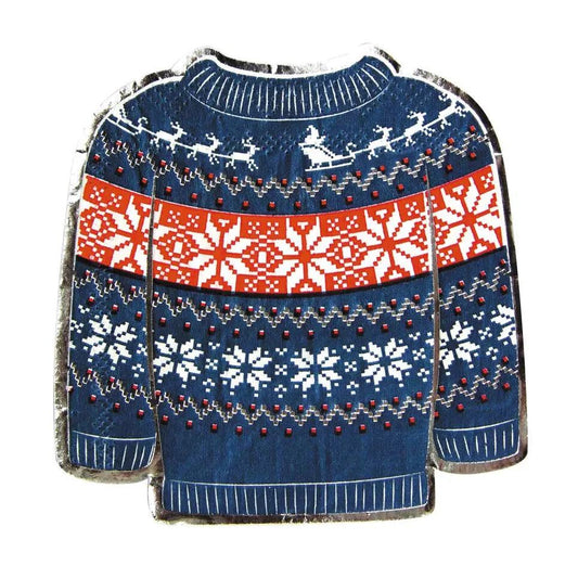 x16 Christmas Sweater Napkins - Winterberries