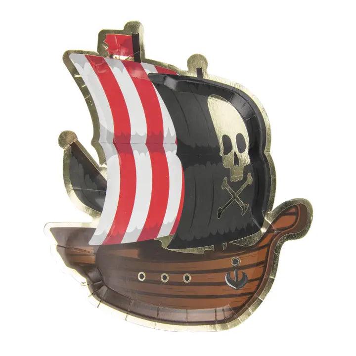 x8 Pirate Ship Plates - Winterberries