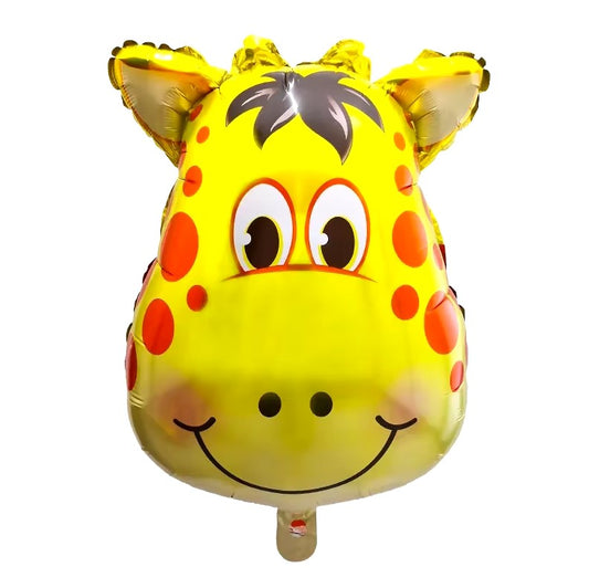 13" Giraffe Head Foil Balloon - Winterberries