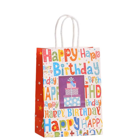 Birthday Presents Party Bag - Winterberries