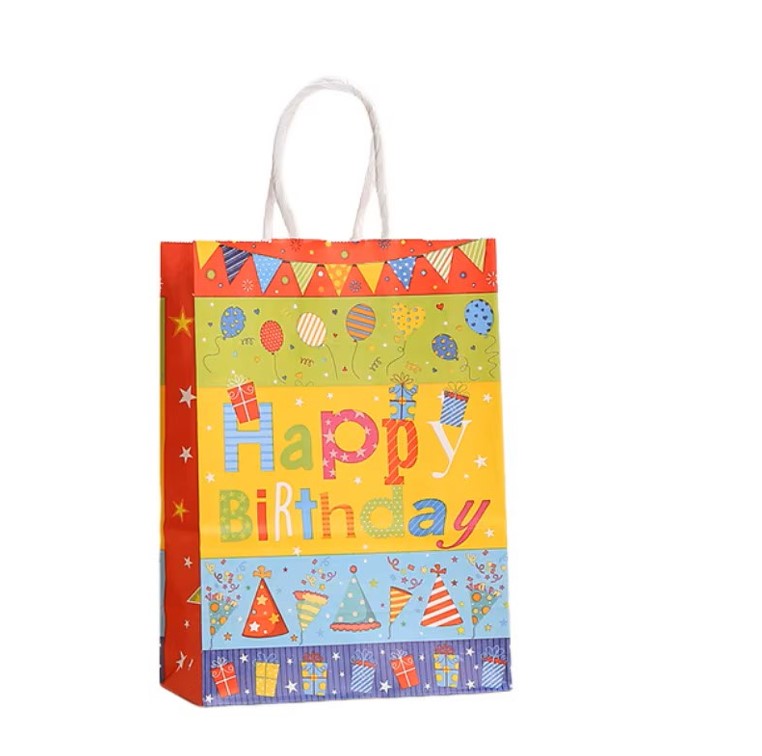Happy Birthday Party Bag - Winterberries