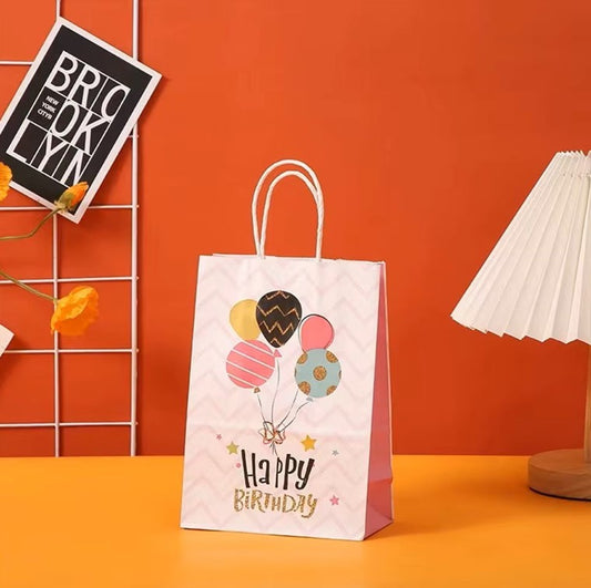 Pink Birthday Party Bag - Winterberries