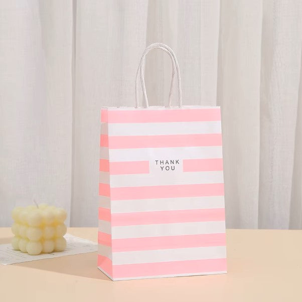 Pink Thank You Party Bag - Winterberries