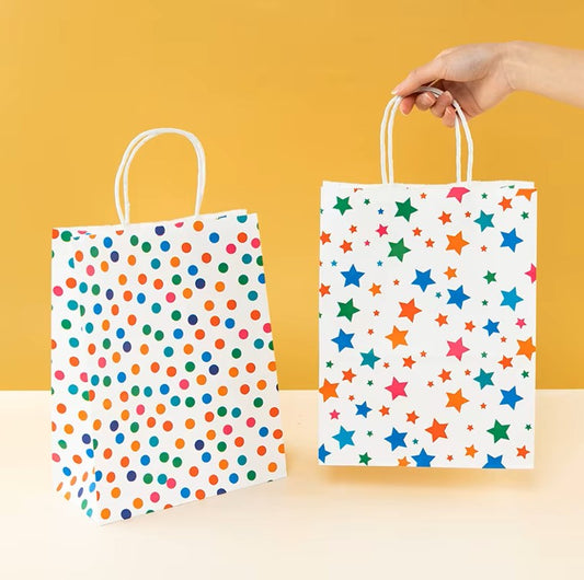 Polka Dot Party Bag - Winterberries