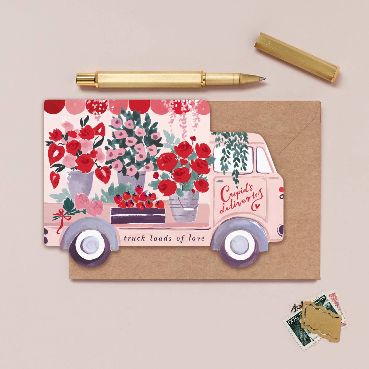 TRUCK LOADS OF LOVE CARD - Winterberries