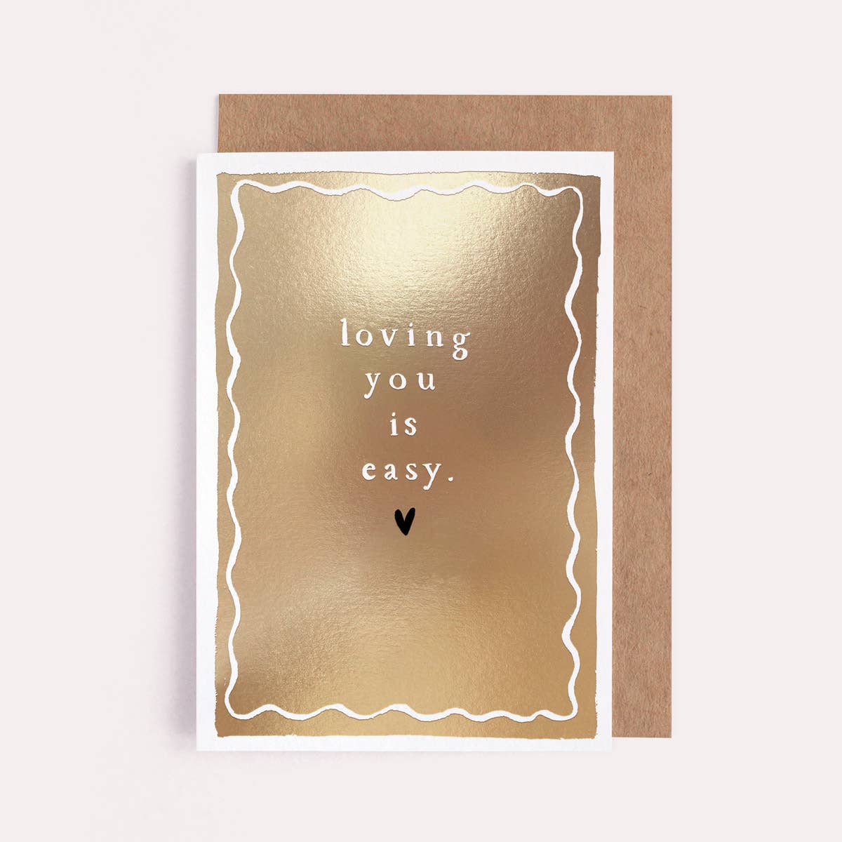 LOVING YOU IS EASY CARD - Winterberries
