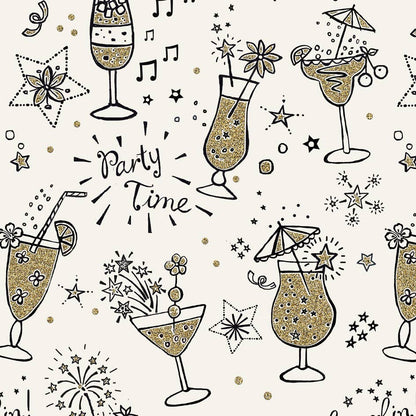 Eco-friendly FSC™ Biodegradable Glitter Cheer Wrapping Paper - Winterberries