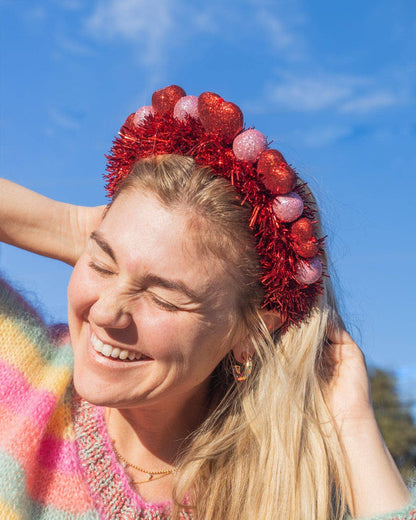 SPARKLE HEARTS NOVELTY HEADBAND