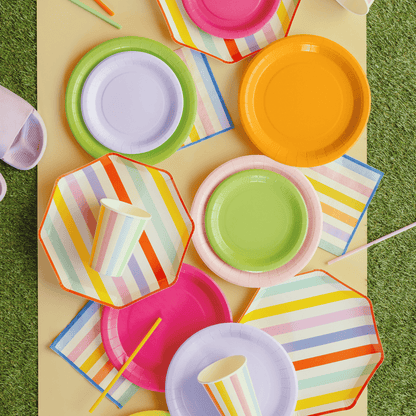Partydeco Pastel Stripes Napkins x 20
