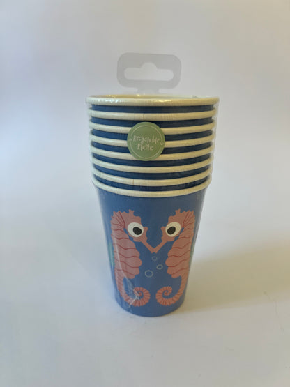 x8 Seahorse Cups - Winterberries