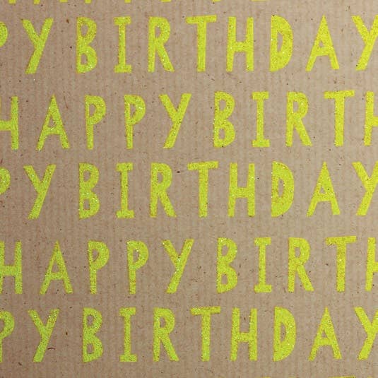 Neon Kraft Glitter Rollwrap (display box 38 rolls) Everyday - Winterberries