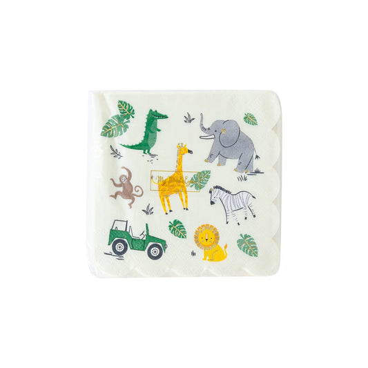 SAF938 -  Safari Cocktail Paper Napkin - Winterberries