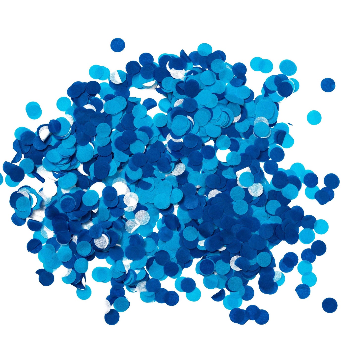 BLUE / WHITE CONFETTI BAG