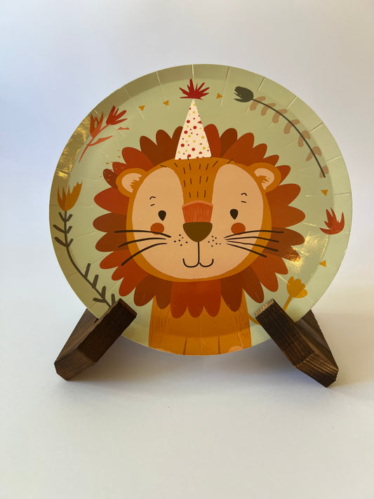 x8 Party Lion Plates - Winterberries