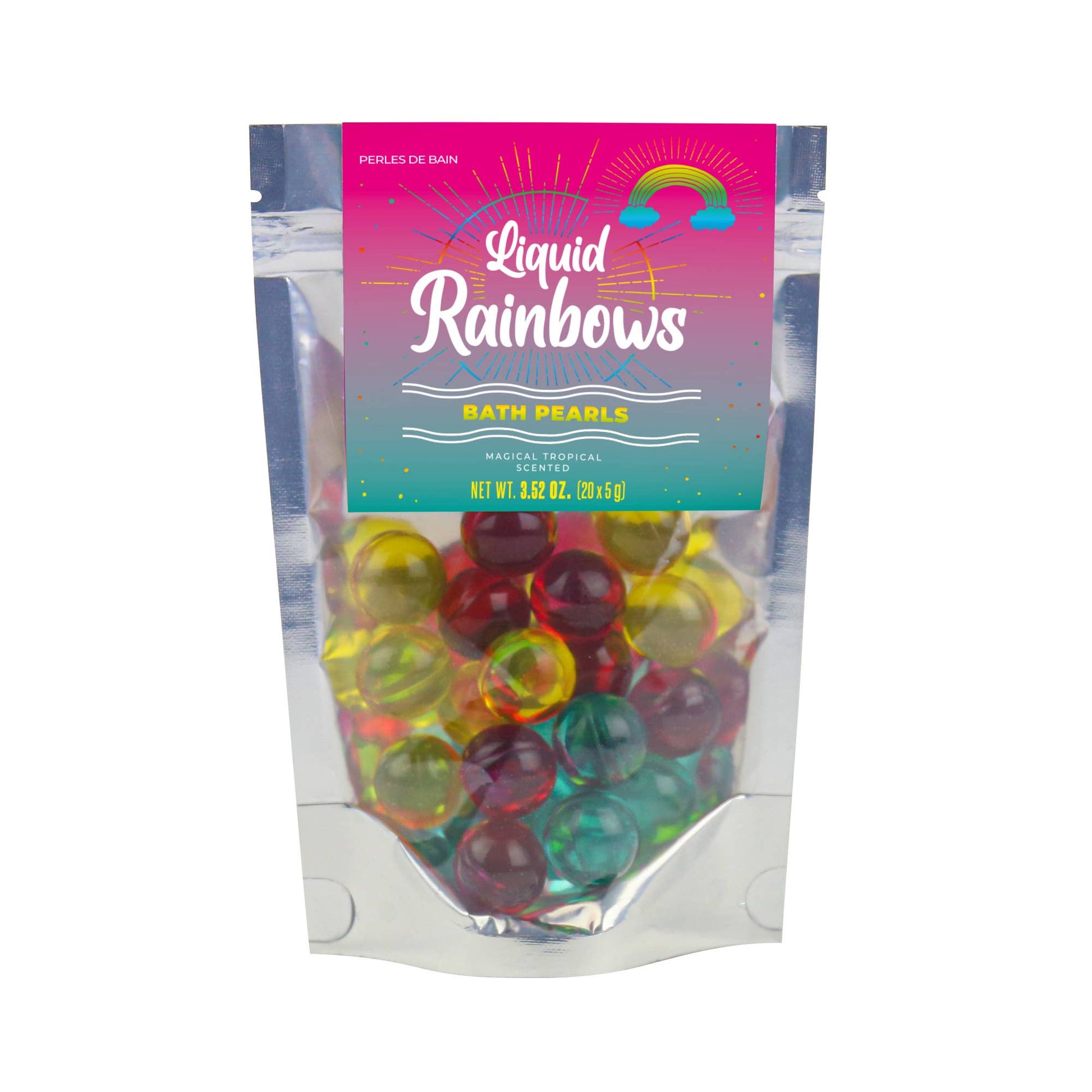 Liquid Spirit Rainbow Bath Pearls - Winterberries