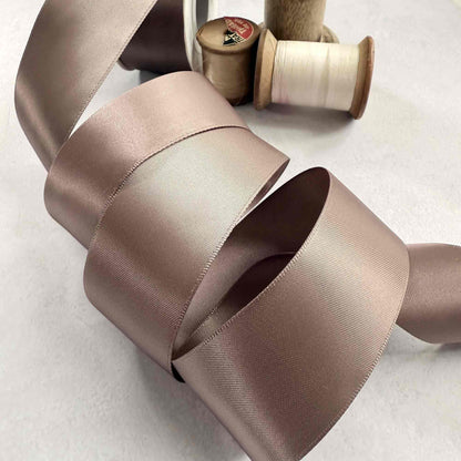 Chocolate Chip Satin Ribbon |10 Meter Rolls | Various Widths - Winterberries