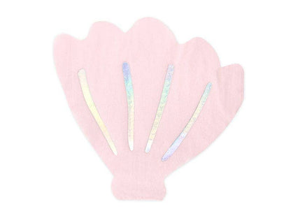 Partydeco Pink Mermaid Seashell Party Napkins x 20