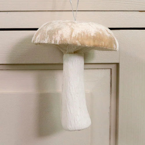 12" VELVET HANING MUSHROOM