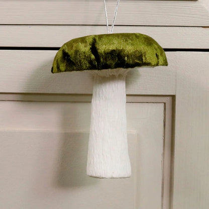 12" VELVET HANING MUSHROOM
