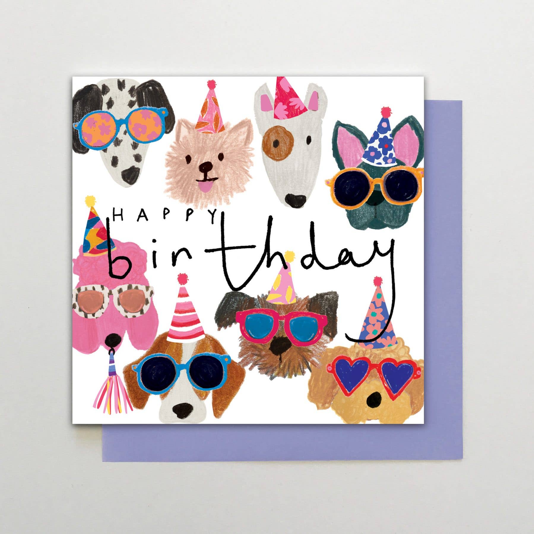 HA08 - Happy Birthday Dogs - Winterberries