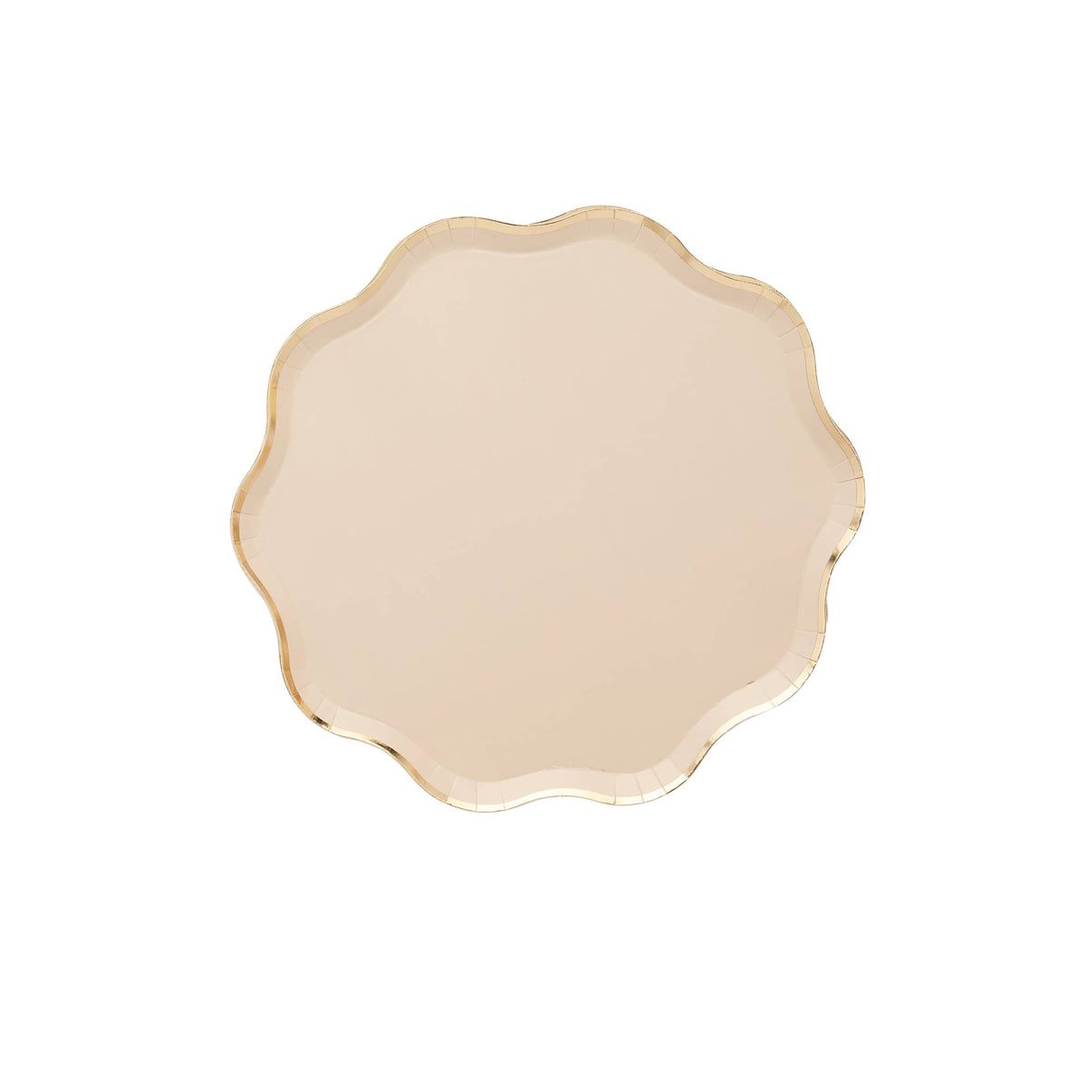 Champagne Paper Plates 8 Pack