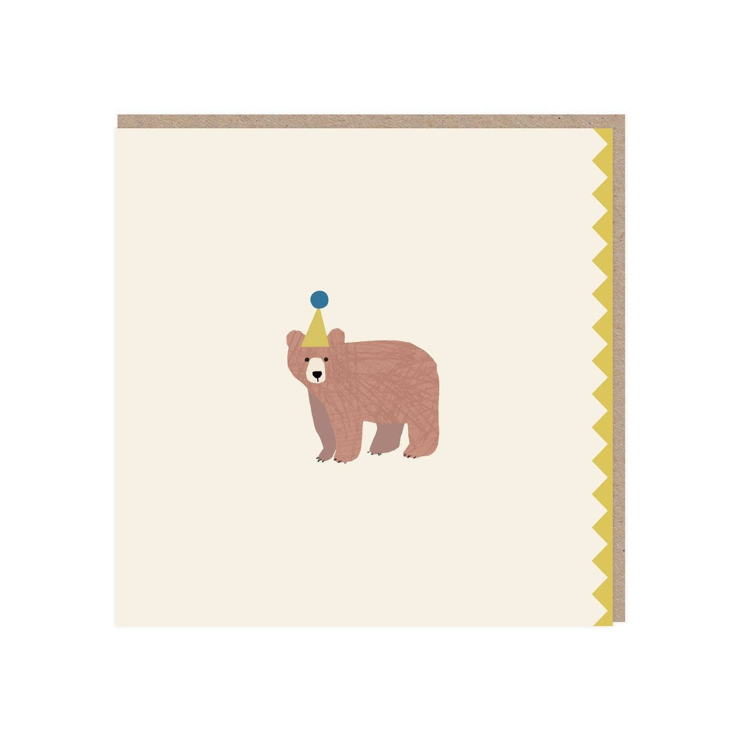 Bear Birthday Card - Winterberries