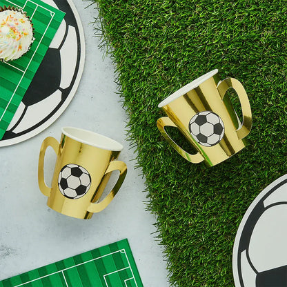 Gold Trophy Cup 8 Pack