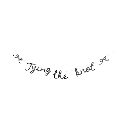 PLBLW02 - Tying the Knot Glitter Banner - Winterberries