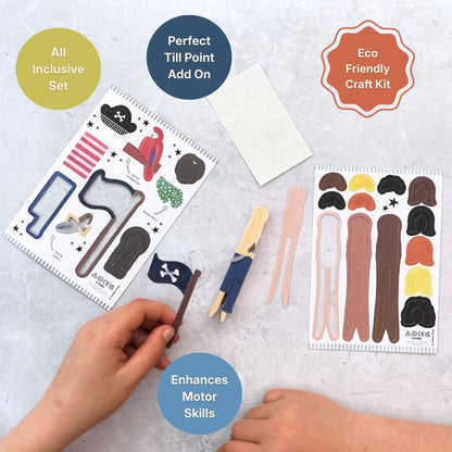 MAKE YOUR OWN PIRATE PEG DOLL