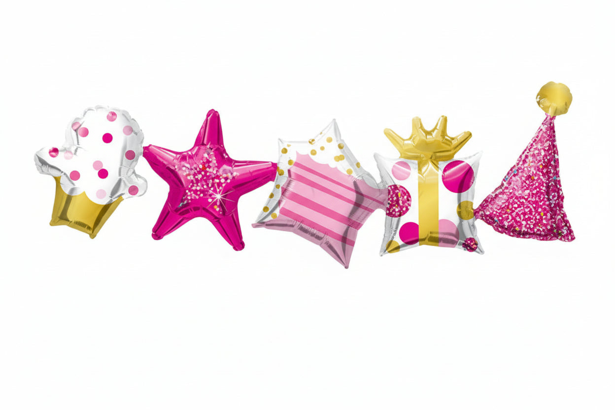 41" BIRTHDAY THEMED FOIL BALLOON GARLAND