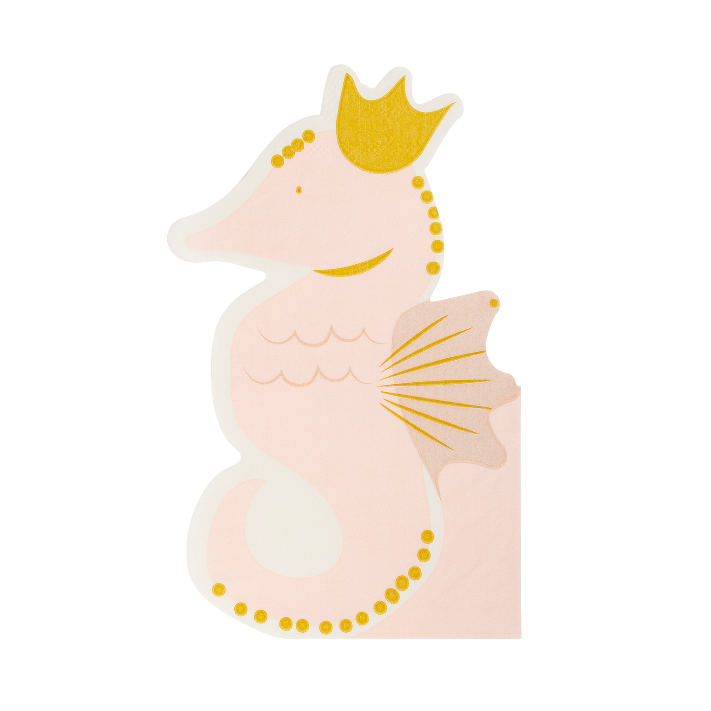 SEA1039 - Seahorse Shaped Napkin - Winterberries