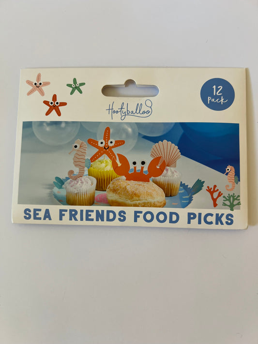 x12 Sea Cupcake Toppers