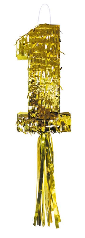 GOLD NUMBER '1' PINATA - Winterberries