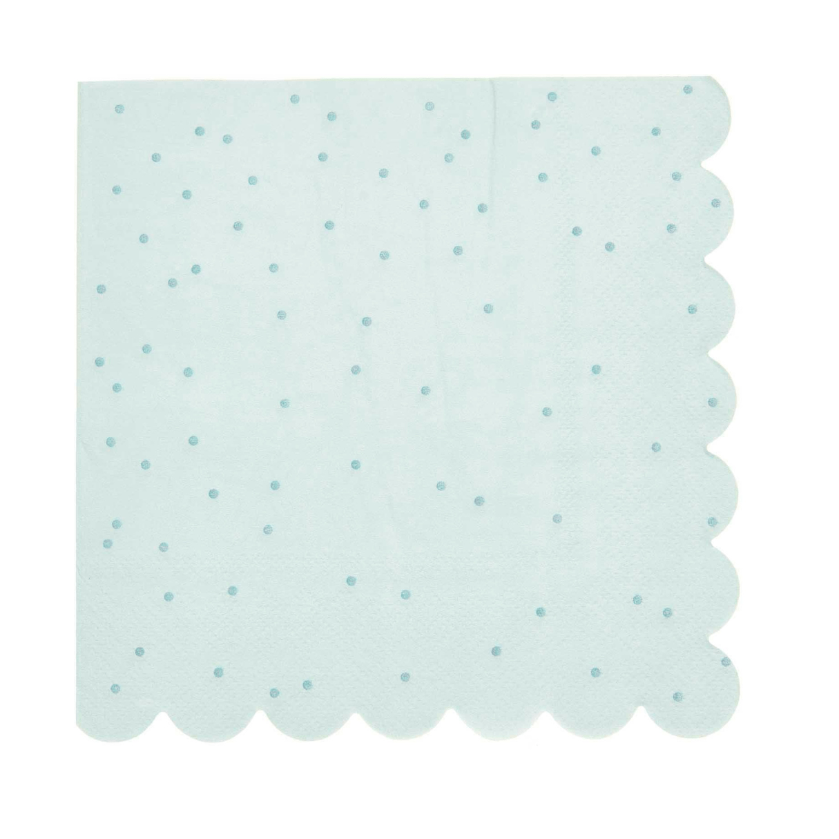 Rico Design Mint Green Dots Party Napkins x 20