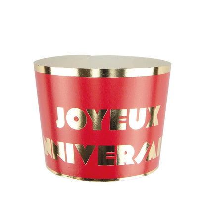 HAPPY BIRTHDAY MULTI CANDY BOXES X 8 - Winterberries